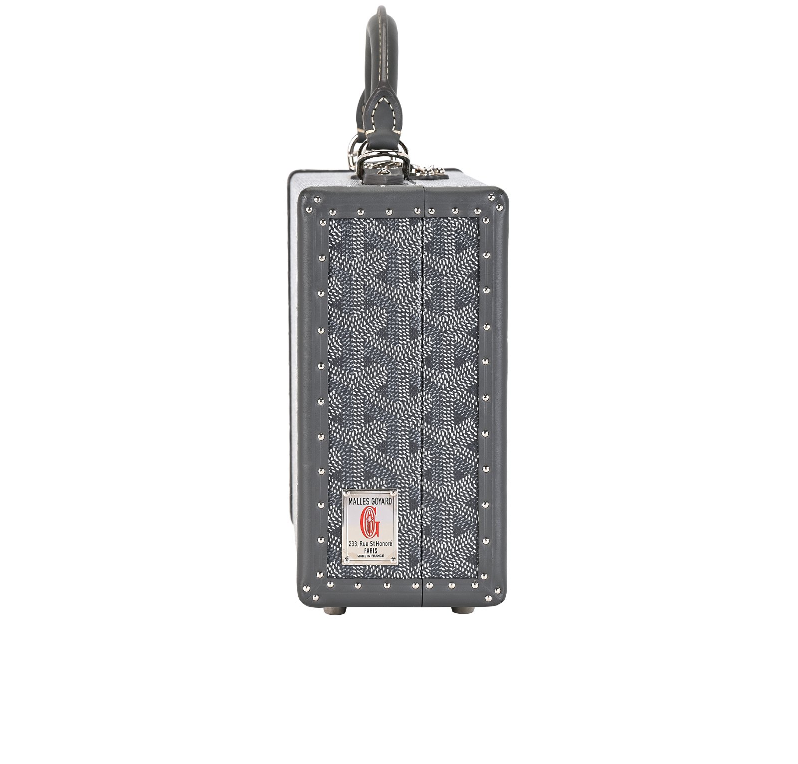 Grand Hotel Trunk, &pound;1,700, Handbags, Grey, Canvas, Side view